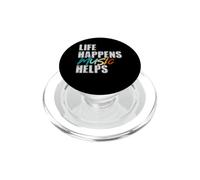 Life Happens Music Helps PopSockets PopGrip for MagSafe