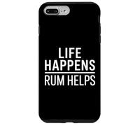 Life Happens Rum Helps Funny Case for iPhone 7 Plus/8 Plus
