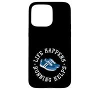 Life Happens Running Helps Case for iPhone 15 Pro Max
