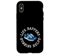 Life Happens Running Helps Case for iPhone X/XS