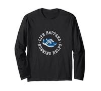 Life Happens Running Helps Long Sleeve T-Shirt