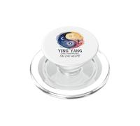 Life Happens Tai Chi Helps Yin Yang Night and Day PopSockets PopGrip for MagSafe