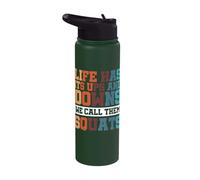 Life Has Its Ups and Downs We Call Them Squats Stainless Steel Insulated Water Bottle