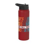 Life Has Its Ups and Downs We Call Them Squats Stainless Steel Insulated Water Bottle