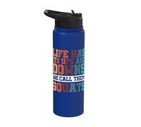 Life Has Its Ups and Downs We Call Them Squats Stainless Steel Insulated Water Bottle