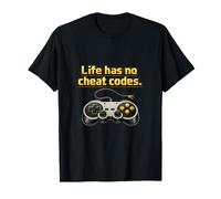 Life Has No Cheat Codes Programmer Adulting Humor T-Shirt
