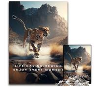 Life Has No Rewind Jigsaw Puzzles for Adults 1000 Impossible Jigsaw Puzzles for Adults for Teenagers, Family Game Night, Brain-Challenging Gift Idea 50x75CM/19.68x29.52inch