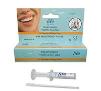 Life Healthcare Temporary Tooth Filling Kit - No Mixing, 10 Ready-to-Use Refills for Lost or Broken Refills, Dental Emergency Repair, Made in the UK