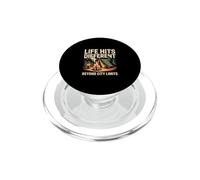 Life Hits Different Campfire Outdoors PopSockets PopGrip for MagSafe
