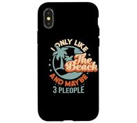 Life I Only Like the Beach and Maybe 3 People Summer Case for iPhone X/XS