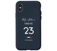 Life in CREUSE Number 23 Department Guéret Limousin France Case for iPhone X/XS