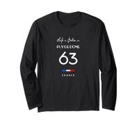 Life in PUY-DE-DÔME Number 63 Bas-Pays d'Auvergne France Long Sleeve T-Shirt