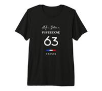 Life in PUY-DE-DÔME Number 63 Bas-Pays d'Auvergne France Premium T-Shirt
