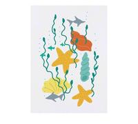 'Life In The Ocean ' Temporary Tattoo - Water Resistant, Skin-Safe, Non-Toxic Transfer (TO00084819)