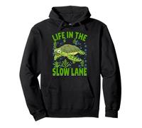 Life In The Slow Lane Turtles Lover Pullover Hoodie