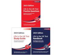 Life in the UK Test 2025 Collection 3 Books Set By Henry Dillon, Alastair Smith (Practice Questions, Handbook & Study Guide)