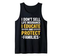 Life Insurance Policy Seller Sales Agent Insurance Tank Top