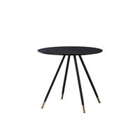 Life Interiors 'dorchester' Lux Dining Table Single In Black Black One Size