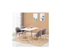 Life Interiors 'lucia Dallas' Dining Set Includes A Table And Set Of 4 Chairs In Grey Grey One Size