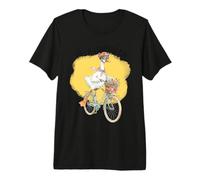 Life is a Beautiful Ride Goose Cycling Illustration Premium T-Shirt