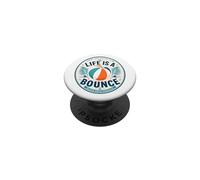 Life Is A Bounce Beach Days Forever Retro Summer Vacation PopSockets Adhesive PopGrip