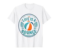 Life is A Bounce Beach Days Forever Retro Summer Vacation T-Shirt