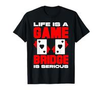 Life is a Game Bridge Design T-Shirt