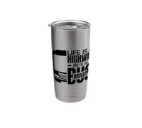 Life is a Highway Bus Spotter Stainless Steel Insulated Tumbler