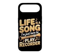 Life Is A Song I'm Just Here To Play Recorder Case for iPhone Air