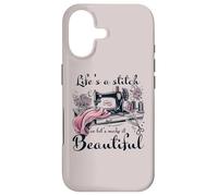 Life Is A Stitch Make It beautiful Quilter Quilting Sewing Case for iPhone 17