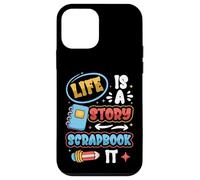 Life Is A Story Scrapbook It Scrapbooking Case for iPhone 12 mini