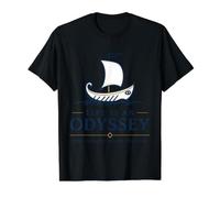 Life is an Odyssey Design Value Graphic T-Shirt, Men, Black, L