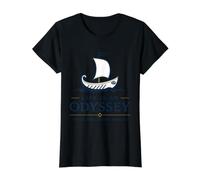 Life is an Odyssey Design Value Graphic T-Shirt, Women, Black, M