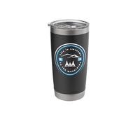 Life is Awesome in the Mountains Explore Nature Hiking Trees Stainless Steel Insulated Tumbler