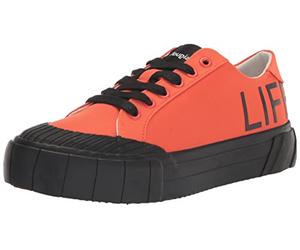 Life is Awesome Platform Sneakers Orange