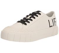 Life is Awesome Platform Sneakers White