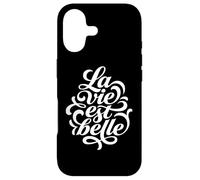Life Is Beautiful La Vie Est Belle French Script Case for iPhone 17