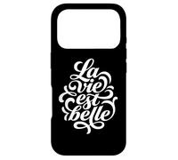 Life Is Beautiful La Vie Est Belle French Script Case for iPhone 17 Pro