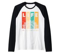 Life is Beautiful Raglan Baseball Tee