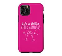 Life is Better After Mimosas Funny Sunday Brunch Graphic Art Case for iPhone 11 Pro