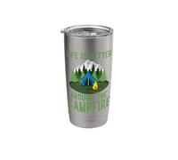 Life is Better Around The Campfire Camping Camper Stainless Steel Insulated Tumbler