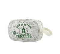 Life is Better Around The Campfire Clear Makeup Bag Adventure Gift Camper Camping Merch (Campfire Cbag EU)