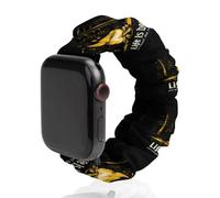 Life Is Better Around The Campfire Fashion Scrunchie Watch Strap Compatible with IWatch Series 1 2 3 4 5 6 Elastic Replacement Band
