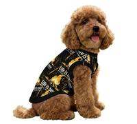 Life Is Better Around The Campfire Summer Dog Tank Top Vest Breathable Cooling Jacket Sleeveless Pet T-Shirt for Small Medium Pets