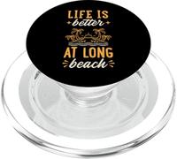 Life Is Better At Long Beach California Family Spring Trip PopSockets PopGrip for MagSafe