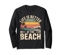 Life is Better at The Beach Mexico Summer Beach Vacation Long Sleeve T-Shirt
