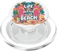 Life is Better at the Beach PopSockets PopGrip for MagSafe