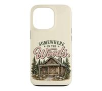 Life Is Better At The Cabin Rustic Nature Quote Decor Case for iPhone 13 Pro