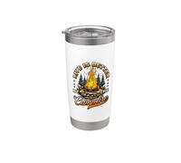 Life is Better At The Campfire - Funny Camper Camp Camping Stainless Steel Insulated Tumbler