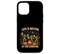 Life Is Better At The Campfire Gnome Goblins Beer Camping Case for iPhone 12/12 Pro